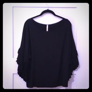 Forgotten Grace Made in USA Ruffle Blouse